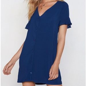 NWT NastyGal Late Registration Dress